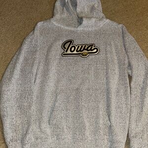Gray Iowa Hoodie